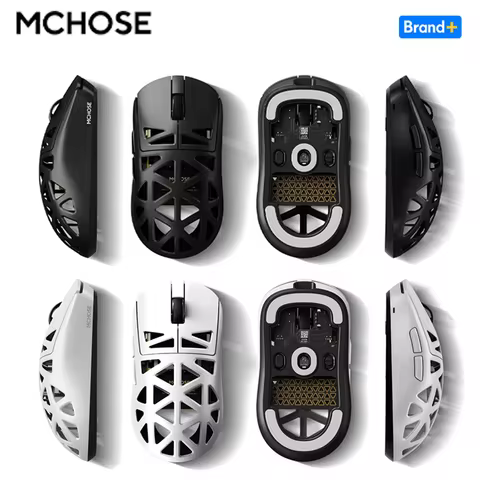 MCHOSE A7X Ultra Wireless Gaming Mouse 8000Hz Polling Rate Optical Switch Mg-Al Alloy Shell Lightwei