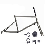 SILVEROCK STEAM Chrome Frame Fork 406 451 20  1 1/8  Minivelo Disc Caliper Brake Urban Adult Bikes C