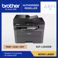 Brother Printer DCP-L2640DW MONO LASER Laser Printer | Print, Scan, Copy, Wireless, Automatic 2-side