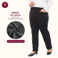 EMAX Ezy Slacks Women Long Work Pants Seluar Slack Plus Size Stretchable (L-7XL)