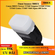 Tản sáng flash Omni bounce 580EX Neweer TT560 Yongnuo YN560 YN562 YN565 Godox TT685 V860 Sigma 600 S