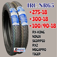 IRC Nr65 275-18 300-18 100/90-18 Tubetype Non Tubeless Tire RX-King Ninja MegaPro Scorpio Tiger tire