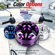 2Pcs CNC Handlebar End Plugs Bar End Cap for Honda GIORNO LEAD125i Motorcycle Handle Grip Plug