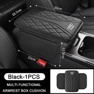 Car Armrest Pad Leather Center Console Armrest Storage Box Protection Cushion For Audi A3 8l A1 Q5 T