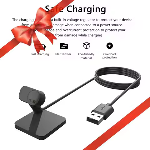 USB Charging Cable Dock Station Holder Replacement Magnetic Watch Charger Stand Charger Cradle Dock 