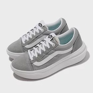 Vans 休閒鞋 Old Skool Over 男鞋 女鞋 灰 厚底 增高 麂皮 拼接 VN0A7Q5EKAQ