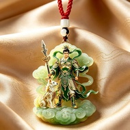 Erlang Baoshun New Chinese Style Erlang God Zhenjun Alloy Pendant Three-Dimensional Embossed Peace A