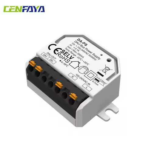 CENFAYA Mini DALI Bus Power Supply DA-PS AC110V 220V 230V Current 200mA SELV Safety Standard Applied