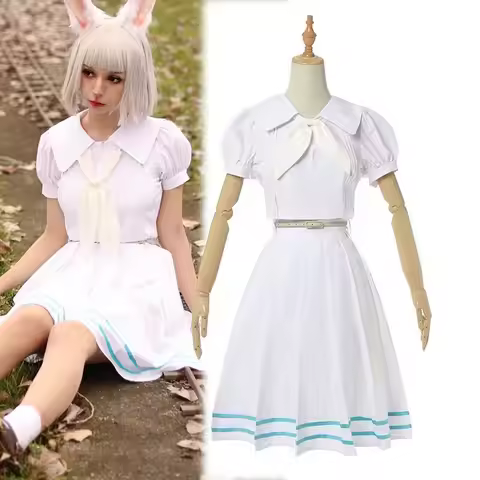 Anime BEASTARS Cosplay Haru Rabbit Short Sleeve Cosplay Costumes Halloween Christmas Party Sets Unif