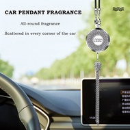 Car logo perfume pendant is applicable for Audi A4L A6L A3 A5 A7 A8L Q5 Q3 Q2 Q7 car interior rearview mirror pendant car fragrance