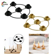 chulisia Advent Wreath  for Tapper Candles Decorative Dinner Candle Cup Iron Candlestick Advent Cand