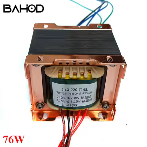 BAHOD 76w Dual 280V+6.3V+3.15V Marantz 7 Power Transformer for Vacuum Tube Preamplifier