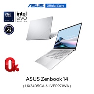 ASUS Zenbook 14 OLED UX3405CA-SILVER971WA 14 inch thin and light laptop 3K OLED Intel Core Ultra 9 P