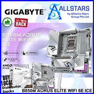 Gigabyte B850M AORUS Elite WIFI6E ICE AMD AM5 Mainboard (B850M A ELT WF6E ICE) / B850M (Warranty 3ye