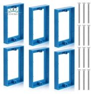 6pcs 1/2inch Single Gang Receptacle Outlet Box Extenders,Electric Outlet Extender Box with 12 Screws