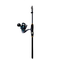 Set combo pancing udang galah reel rod udang