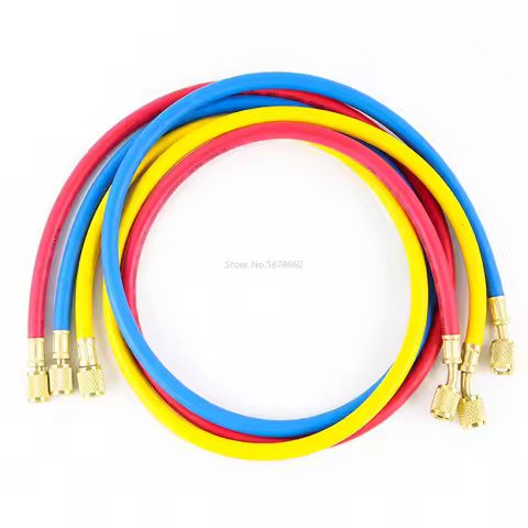 Car " AC Charging Hoses Tube for R134a R12 R22 R404 R502 Air Conditioning Refrigerant Tube 1/4" SAE 