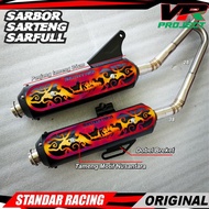 Standard racing exhaust NUSANTARA VR Project inlet 28 38 Out 42mm For Mio Vario Pcx NmaxBEAT