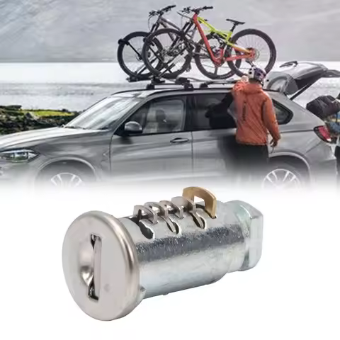 4 Lock Cores & 2 Keys & 1 Universal Master Key For Thule Bike Rack Roof Racks Ski Rack Cross Bars To