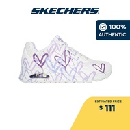 Skechers Women JGoldcrown SKECHERS Street Uno Spread the Love Shoes - 155507-WLPR Air-Cooled Memory Foam