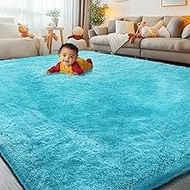 8x10 Area Rugs for Living Room Bedroom, Large Area Rug Shaggy Carpet Soft Plush Furry Bedside Rug, R