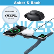 Anker Mag UFO 3-in-1 Charger Qi2 Certified 15W, Foldable Travel Charging
