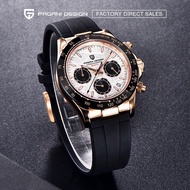 100% official Pagani Design 40MM quartz watch men Seiko VK63 Automatic date chronograph watch 100M watertight watch for men  PD-1664