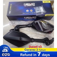 Gma Nemo Ducati v3 1372-3 / v1 1007 Nemo Ducati / v2 1008 Ducati Ninja Univeral Side Mirror 1Pair