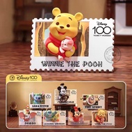 Disney 100 Years of Wonder Retro Stamp Blind Box Miniso Magnet Lilo Stitch Mickey Steamboat Willie Winnie the Pooh Piglet Buzz Lightyear Toy Story Mike Sulley Monsters Inc University Dumbo
