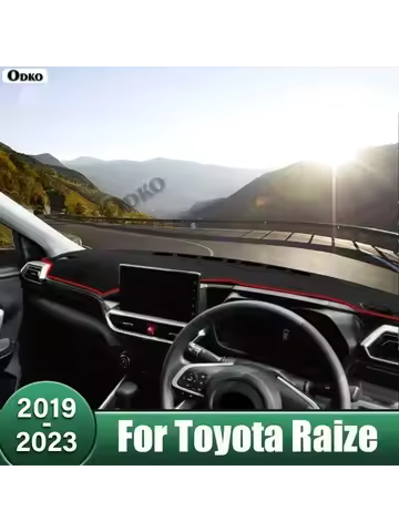 Car Dashboard Cover Avoid Light Pad Sun Shade Mat Non-Slip Case Accessories For Toyota Raize A200 Ro