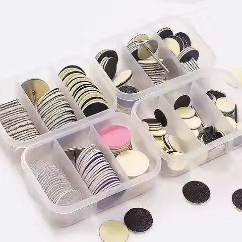 60pcs Sanding Paper Foot Cuticle Calluses Removal Nail Drill Bit Disk Disc Manicure Pedicure Foot Ra