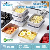 Homelix Stainless 304 Crisper small Food container Food container Vegetable Food container Stainless