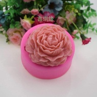 Large peony 4d jelly mold 235