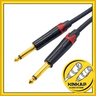 6mm double-ended wire, 6.35mm jack wire, 6mm musical instrument wire, speaker amplifier wire, copper