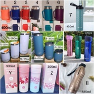 Tupperware Thermos Mug Tumbler Xploris Thermal Flask Termos insulated mug 350ml 400ml 500ml Sakura Mahalo Lovely Bloom