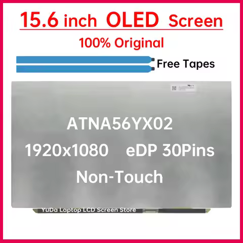 15.6" OLED LCD Screen ATNA56YX02 For Samsung Galaxy Book NP950XDB NP950XED NP950XEE Display Matrix P