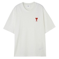 Ami Paris Tonal Ami De Coeur T-Shirt Natural White (SS23)