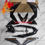 Honda Rs 150  Rs150 V1 V2 Cover Set GTR Matt Black / Metallic Black Supra Orange No 3 OEM /Honda Original