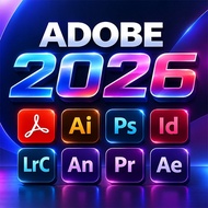 2026 Adobe Photoshop Acrobat Illustrator Lightroom Animate inDesign Premiere Media Encoder Audition 