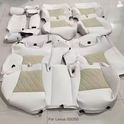 Custom Fit Car Seat Covers 5 Seat Full Set Quality Leather for Lexus CT UX NX RZ450E RX TX GX LX IS 