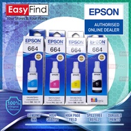 ORIGINAL EPSON T664 ink for PRINTER L120 L210 L360 L405 L565 L1300 ink T6641/ 6642 / 6643 / 6644 INK