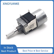 1Pcs/lot RK168 Type Motor Potentiometer B50K*2 50KB-4 Double 8-Pin Flower Shaft Length 25MM Power Am