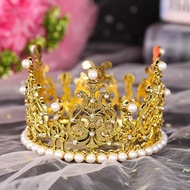 Cake decoration crown round plastic crown diameter 12cm