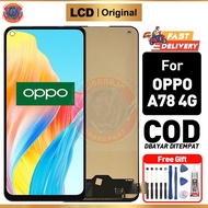 Original Oppo A78 4G Lcd Fullset Touchscreen Original Compatible For Glass Touch Screen Digitizer