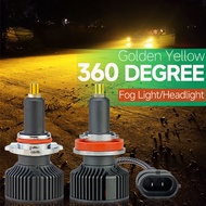 (2 PCS) Super Bright LED Headlight Bulb For Car H7 H8 H9 H11 H16JP H10 9005(HB3) 9006(HB4) 9012(H1R2