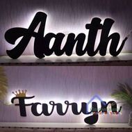 Custom embossed letter Custom name Carved letters Wood Carving Letters Glowing Name Letters Price 8-