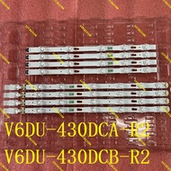 LED Strip For S_KU6K_43_FL30_L7 R5 V6DU-430DCA-R2 V6DU-430DCB-R2 LM41-00268A 00269A UA43KU6000 UA43M