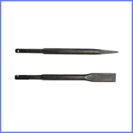 ▥ ✜ ❁ Chipping Gun Drill Bit Chisel (Flat & Pointed)