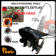 Mytools Mini Tiller Head Cultivator Grass Brush Cutter Mesin Rumput Head 26mm