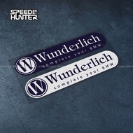 Wunderlich BMW German Modified Parts Stickers